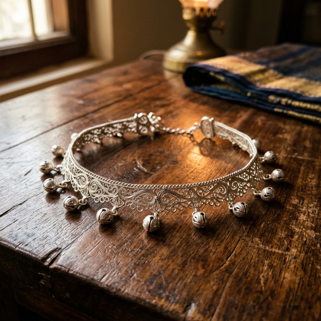Delicate Silver Anklets